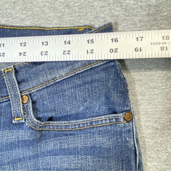 Levis 529 Jeans Women's 12M Blue Curvy Bootcut Western Mid Rise Stretch Denim - Picture 14 of 16